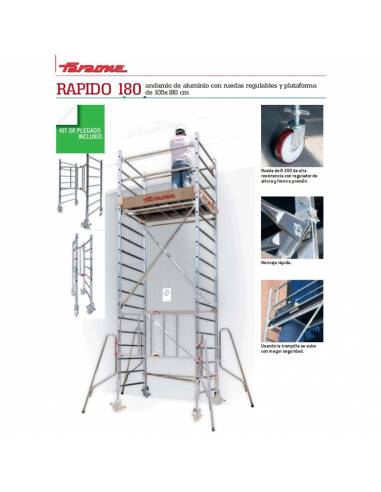 Andamio FARAONE RAPIDO 180