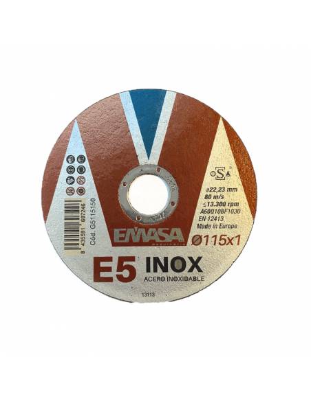 Disco de corte EMASA E5  Ø115