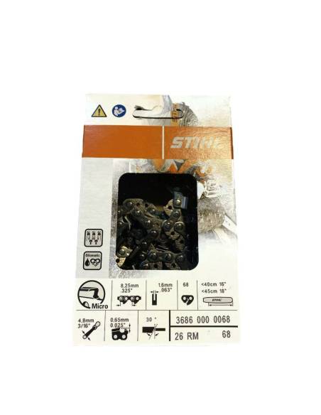 Cadena STIHL 325" Rapid    Micro , 1,6 mm 68 eslabones