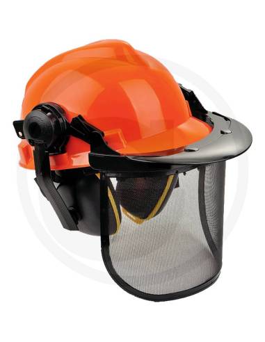CASCO PROTECTOR FORESTAL CON PROTECTORES AUDITIVOS